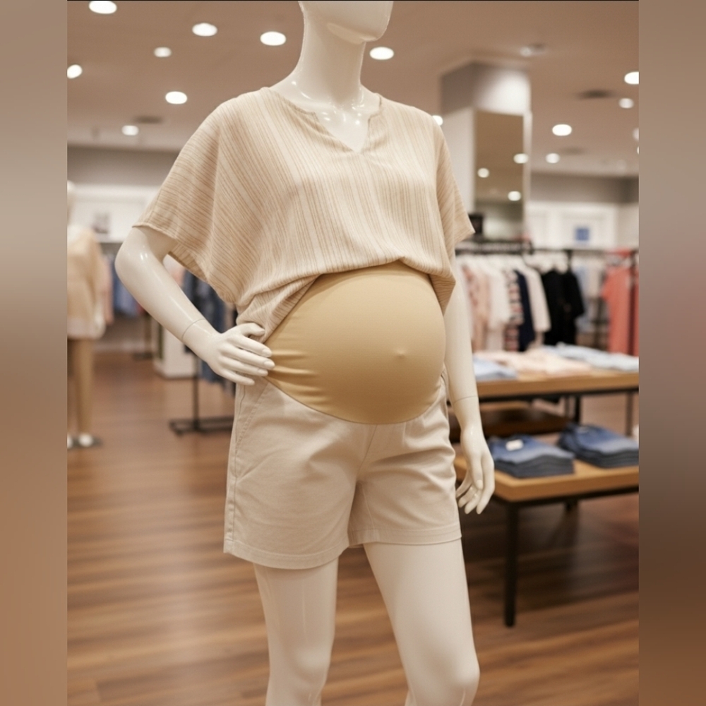 New Maacie Maternity Hiking Shorts w/Pockets XL